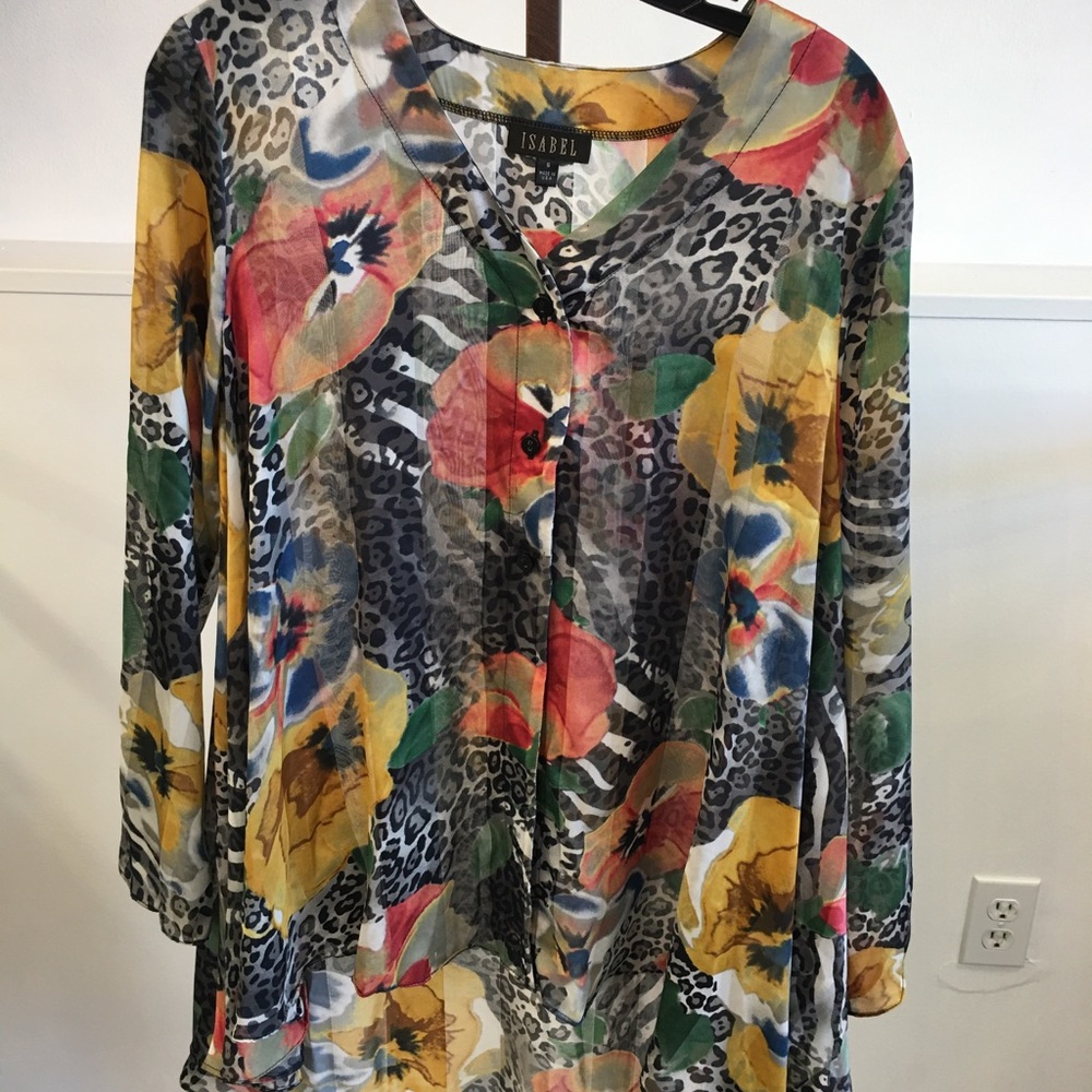 Animal print High low top